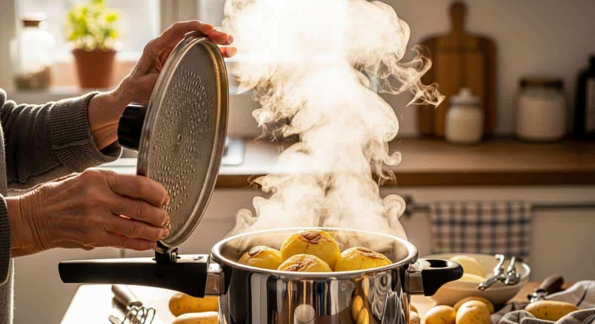 3 erreurs à éviter en cuisson des pommes de terre en cocotte minute : la n°2 surprend !