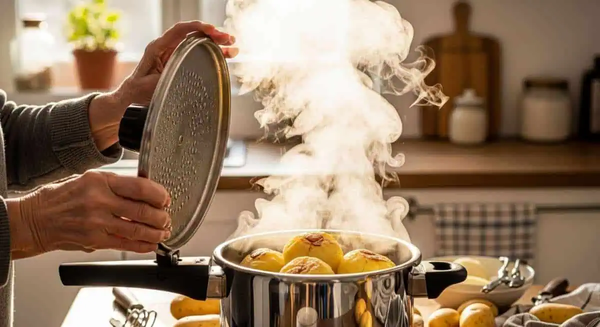 3 erreurs à éviter en cuisson des pommes de terre en cocotte minute : la n°2 surprend !