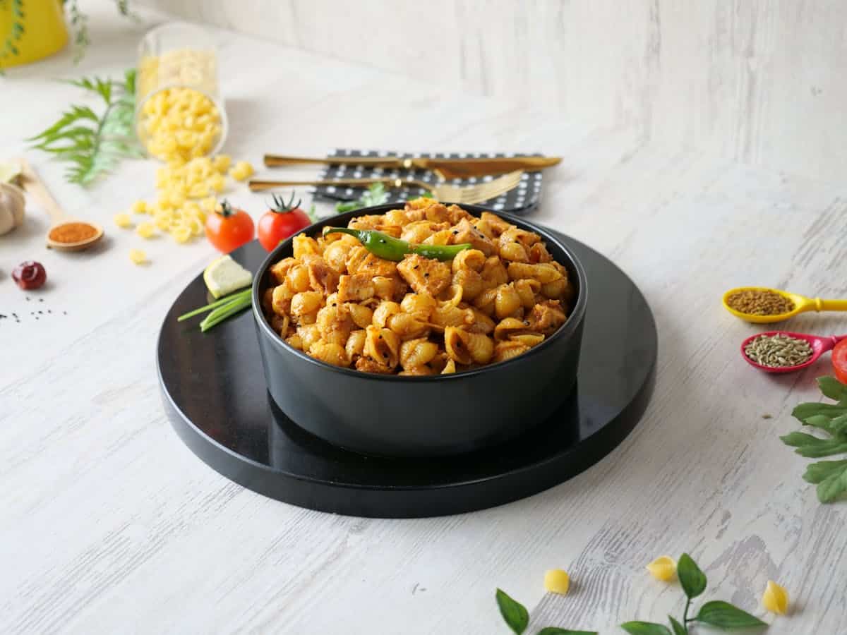 coquillettes au jambon et à la truffe