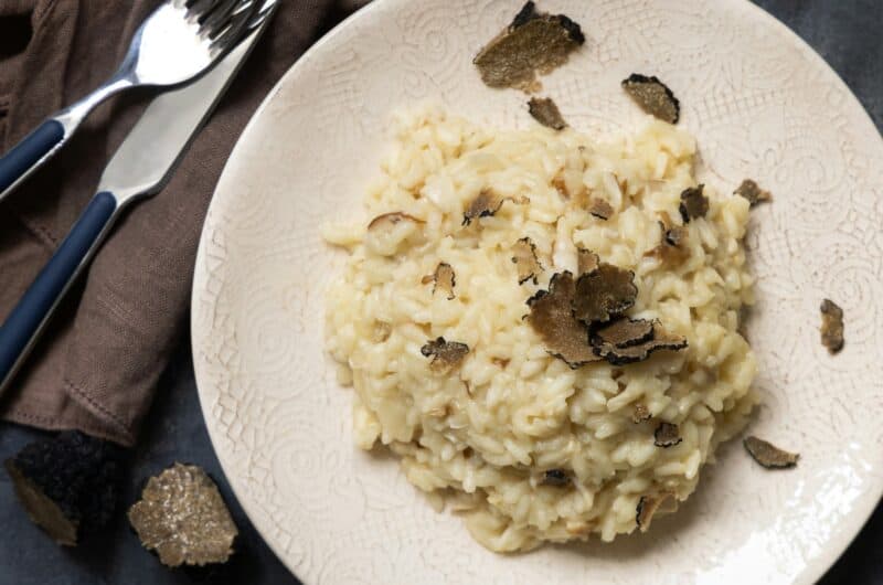 Recette de risotto à la truffe noire Mamie Monnier